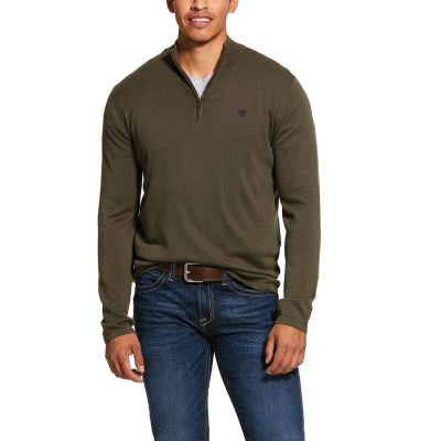 Ariat Crew Neck Yeşil Kazak Erkek (17580-189)